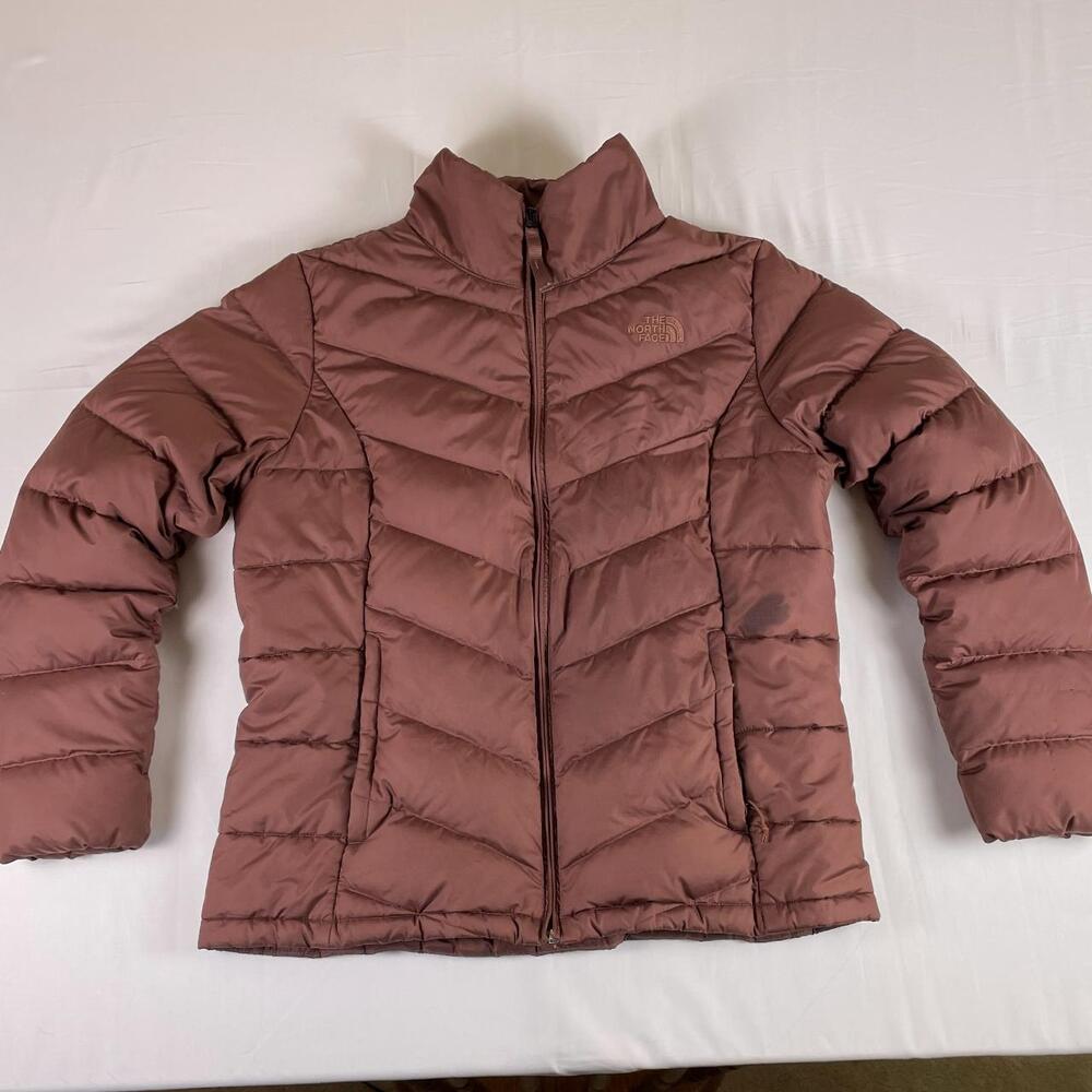 The North Face 550 Puffer Jacket Womens L Dusty Pink